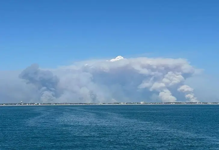 The final update on the Croatan National Forest fire.