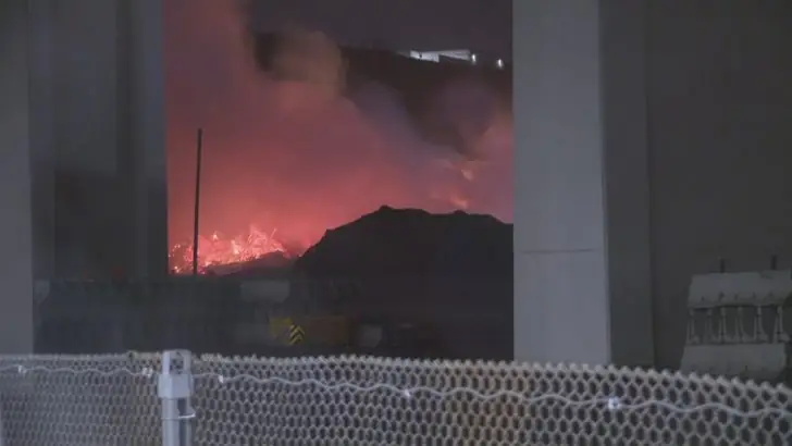 Valley View Bridge fire