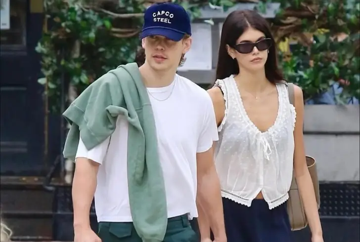 Kaia Gerber and Austin Butler